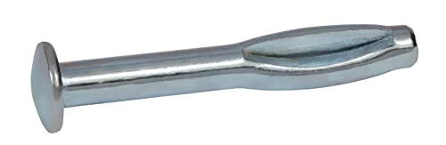 Anclas  | 1/4″ X 2-1/2″ Tornillo de cabeza redonda con revestimiento de zinc (100 por caja) Anclas Anclas