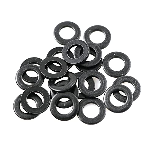 Arandelas de hardware  | 2 Piezas de Arandelas Planas de Acero Inoxidable M6 34 Ajuste de Hardware Accesorios Gasket Metálico Negro para Tornillos y Pernos Arandelas de hardware Arandelas de hardware