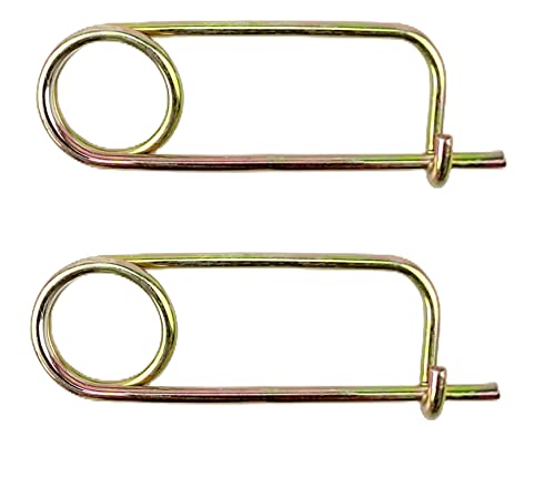 Clavos  | Broche de oro en forma de pasador de seguridad de acero, pin de resorte, broche de bloqueo rápido, sujetador de bloqueo para granja, césped y jardín (Tamaño: 613251.5 mm / 24.5 x 22.3 pulgadas) Clavos Clavos