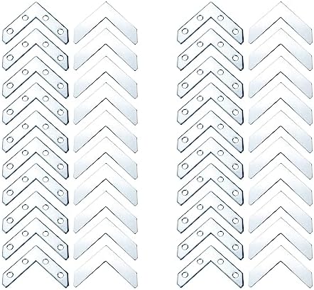 Frenos  | 20 Juegos de Soportes en L para Marcos de Fotos, Placas Planas de Sujeción, Placas de Reparación para Marcos de Imágenes Frenos Frenos
