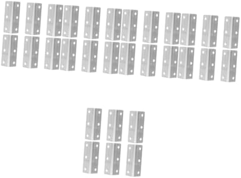 Frenos  | 30 Piezas Soportes de Código de Esquina para Estantes Soportes de Estante Negros Soporte de Estante Pequeño Soportes en L Soporte de Estante de Madera Soporte de Esquina para Estante Soportes para Refuerzos Frenos Frenos