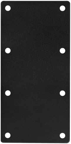 Frenos  | 4 Piezas de Placa de Soporte Recta Plana Negra de 9-1/4″ L X 4-1/2″ W, Junta de Acero Gruesa de 2.9 mm, Placa de Reparación de Unión Plana para Muebles, Conectores de Madera, Tornillos No Incluidos Frenos Frenos