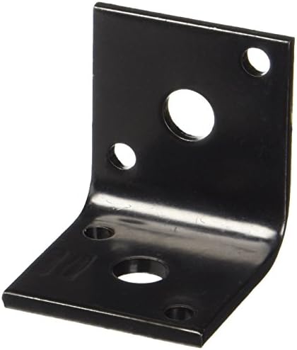 Frenos  | Soporte de esquina National Mfg/Spectrum Brands Hhi N351-482 Blk 1.65X1.5, 1.65 pulgadas, negro Frenos Frenos