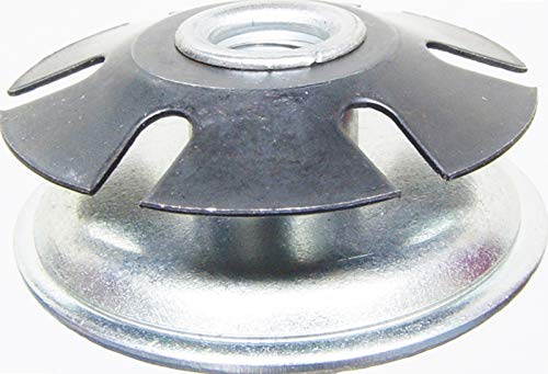 Insertos roscados  | Adaptador de Inserto Tipo Estrella Rosqueado de Metal para Tubo Redondo de 1″ de Diámetro Exterior, Rosca 3/8″ – 16, Paquete de 20 Insertos roscados Insertos roscados