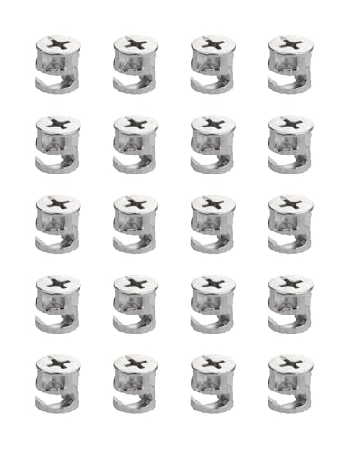 Juegos de assortimento de tuercas y tornillos  | Cerraduras de Cajón para Muebles 20 Pcs, 15 X 9 Mm Cerraduras de Cajón para Muebles Compatibles con Partes de Hardware de Ikea, Ruedas Excéntricas Repuestos, Juego de Tuercas y Tornillos (15X9Mm) Juegos de assortimento de tuercas y tornillos Juegos de assortimento de tuercas y tornillos