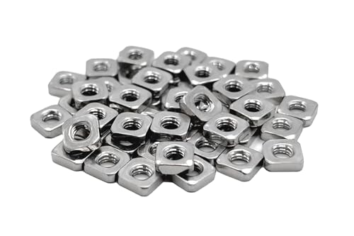 Nueces  | 5 Piezas M3Ns – Tuercas Cuadradas M3 Finas para Impresoras 3D Prusa – Acero Inoxidable A2 – Din562, Grosor 1.8Mm Nueces Nueces