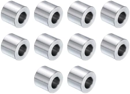 Separadores y distanciadores  | 10 Piezas de Separadores de Acero Inoxidable 3/8″ Agujero X 3/4″ Diámetro Exterior X 1/2″ Longitud Soporte de Tornillo Bushing Acabado Liso Separador Metálico Redondo para Tornillos, Pernos y Varillas de 3/8 Separadores y distanciadores Separadores y distanciadores