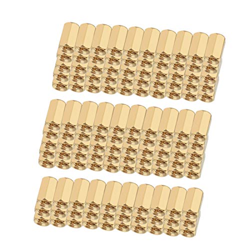 Separadores y distanciadores  | 130 Piezas Soporte Hexagonal de Latón Recto para PCB con Rosca Femenina Separador M3X5X8Mm Separadores y distanciadores Separadores y distanciadores