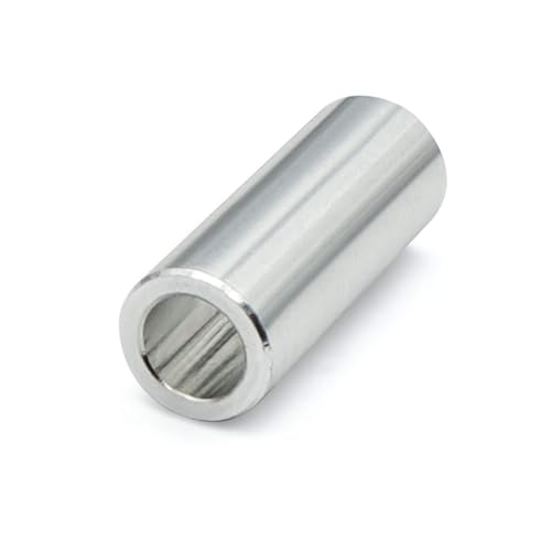 Separadores y distanciadores  | Separador de Aluminio 3/8″ Od X 1/4″ Id X Elige Tu Longitud, Separador Redondo, Bushing de Separación Sin Rosca Acabado Liso, Compatible con Tornillos y Pernos de 1/4″ (Longitud de 1″, Paquete de 20) Separadores y distanciadores Separadores y distanciadores