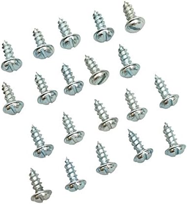 Tornillos  | Tornillos y Clips Zp1 para Muebles, Re-Tejido, Plateado, 20 Piezas Sujetadores Tornillos