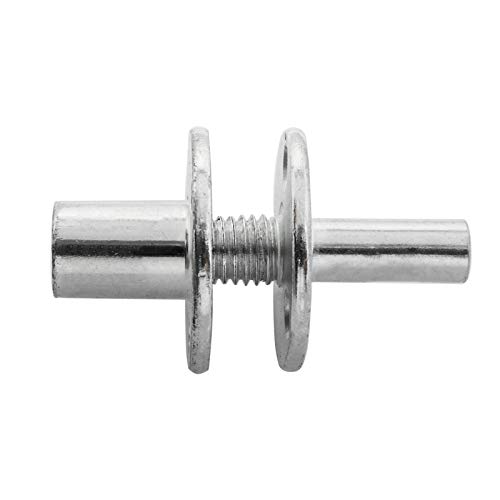 Tuercas en T  | Tuerca en T de 3 agujeros M12X4X2.5Mm de acero al carbono, herraje de montaje, accesorio de fijación, inserto de brida con agujero pasante, rosca hembra para muebles de madera, tono plateado. Sujetadores Tuercas en T