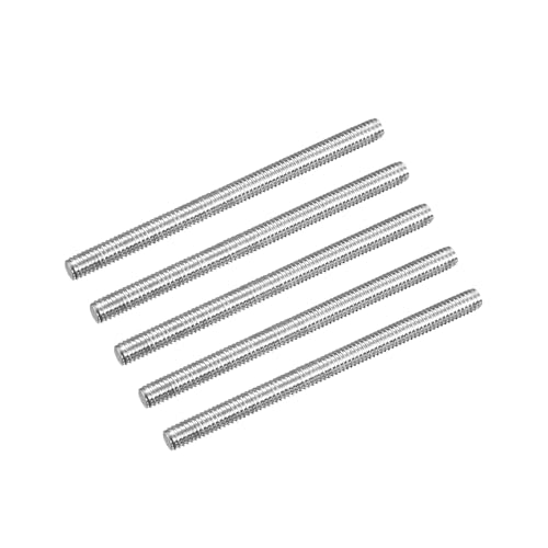 Varillas roscadas y pernos  | 5 Piezas de Varilla Totalmente Roscada M3 X 350Mm, Varillas de Acero Inoxidable 304 con Rosca a la Derecha, Varilla de Estudio Total para Anclajes, Abrazaderas, Soportes y U-Bolts. Sujetadores Varillas roscadas y pernos