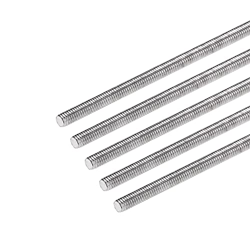 Varillas roscadas y pernos  | 5Pcs Varilla Totalmente Roscada M3 X 180Mm Acero Inoxidable 304 Con Roscas a la Derecha Sujetadores Varillas roscadas y pernos