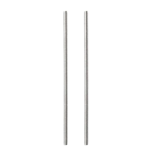 Varillas roscadas y pernos  | Tornillo Largo Rosado 2Pcs M4 Práctico 34 Varillas de Acero Inoxidable Estacas Duraderas. Rosca de 0.7Mm Varilla Totalmente Rosada U-Bolts (M4 X 11Mm) Sujetadores Varillas roscadas y pernos