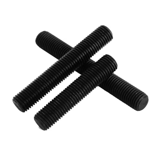 Varillas roscadas y pernos  | Varillas roscadas de acero negro 1.9, pernos de métrica M12 M14 M16 M18 M2 (M18 X 2.5 X 2Mm – 1Pcs) Sujetadores Varillas roscadas y pernos