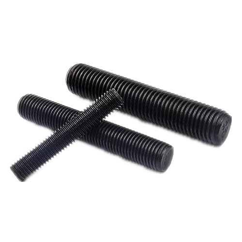 Varillas roscadas y pernos  | Varillas roscadas de acero negro 12.9 con rosca métrica, pernos de estudio M12, M14, M16, M18, M20, M22 (M22 X 2.5 X 2Mm,1) Sujetadores Varillas roscadas y pernos